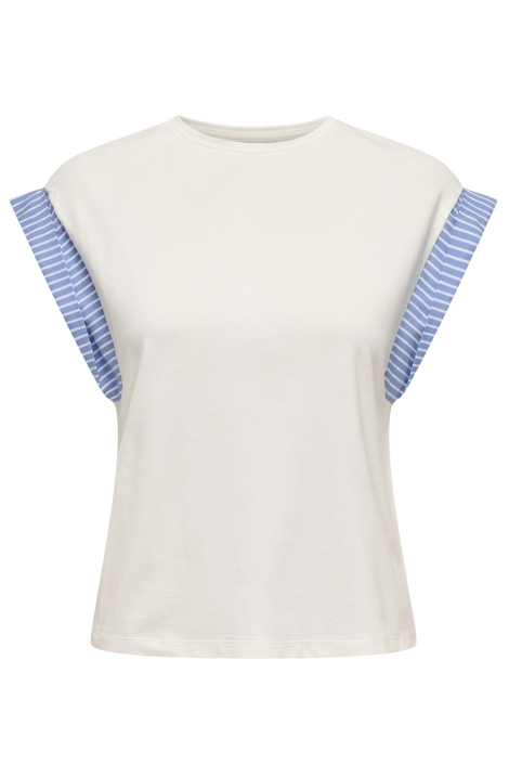 Only onldawn life s/s o-neck mix top jrs